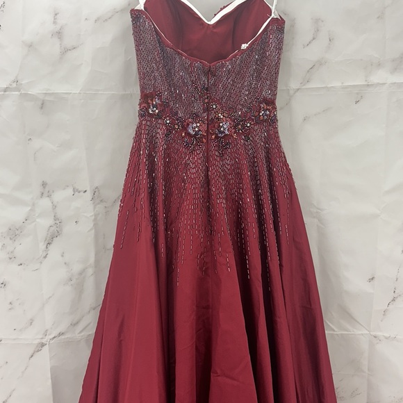 Rachel Allan Couture Liquid Beaded and stones hi end national state local formal - Picture 8 of 11